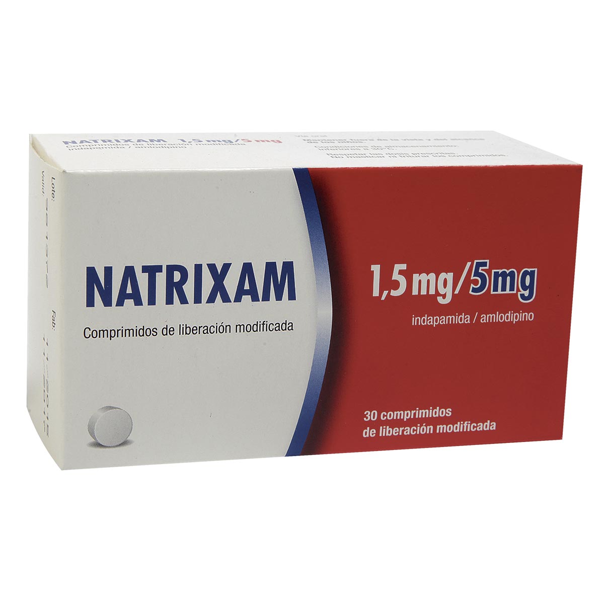 Natrixam 1.5 mg / 5 mg Comprimido de Liberación Modificada