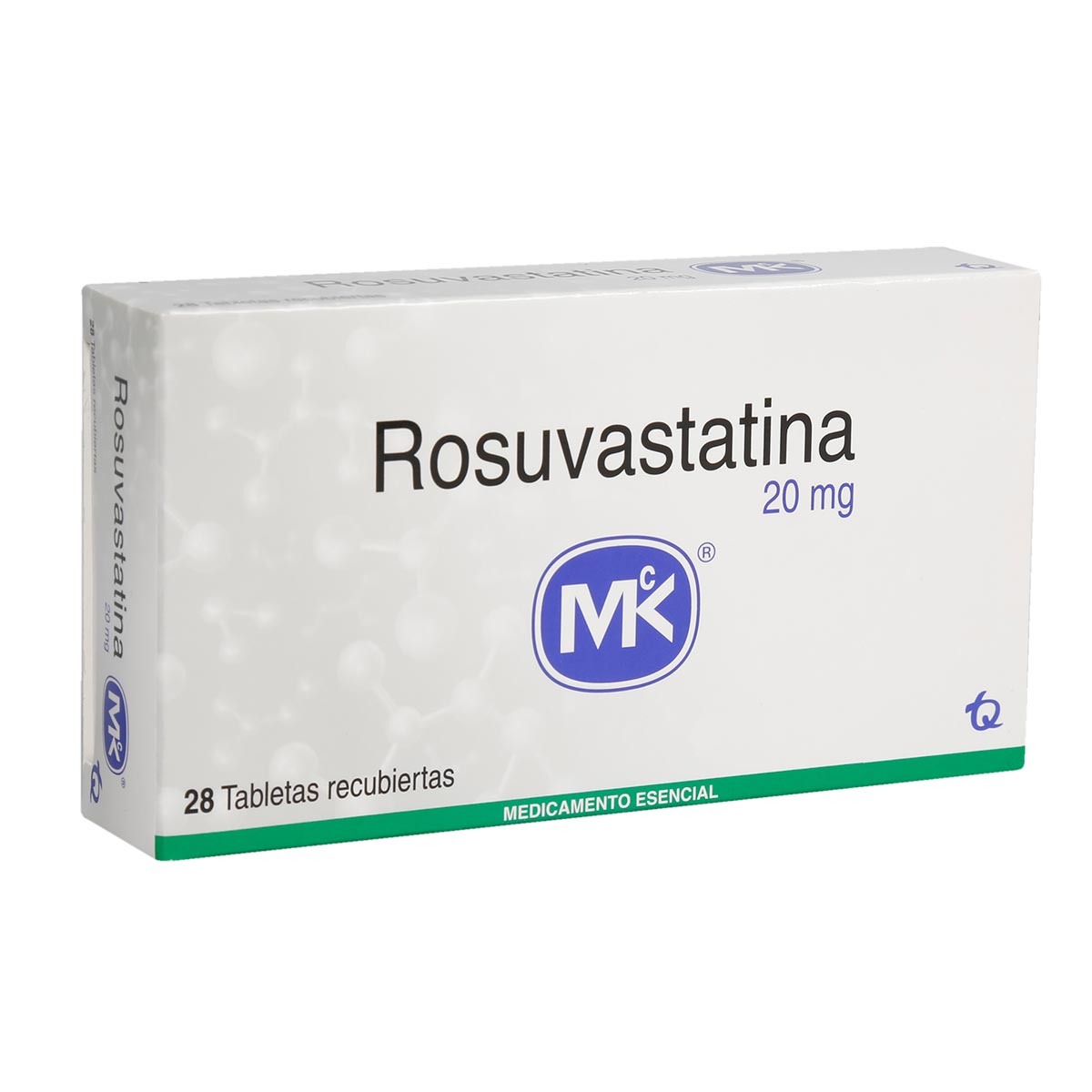 Rosuvastatina 20 Mg Tableta Recubierta Tecnoquímicas