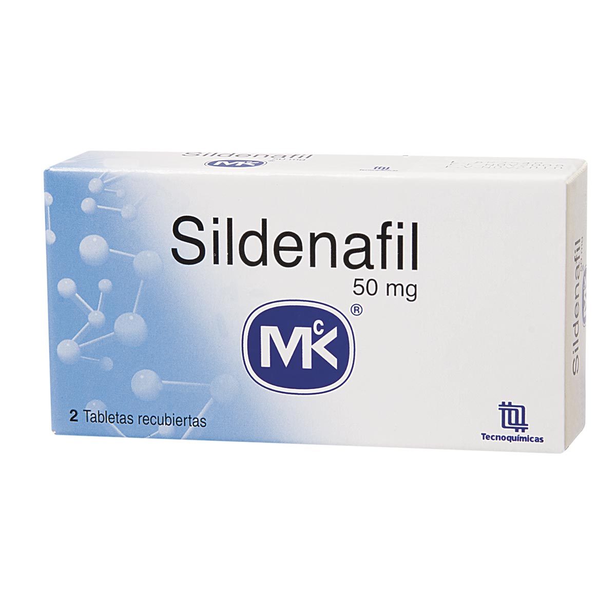 Sildenafil 50 mg Tableta Recubierta Tecnoquímicas