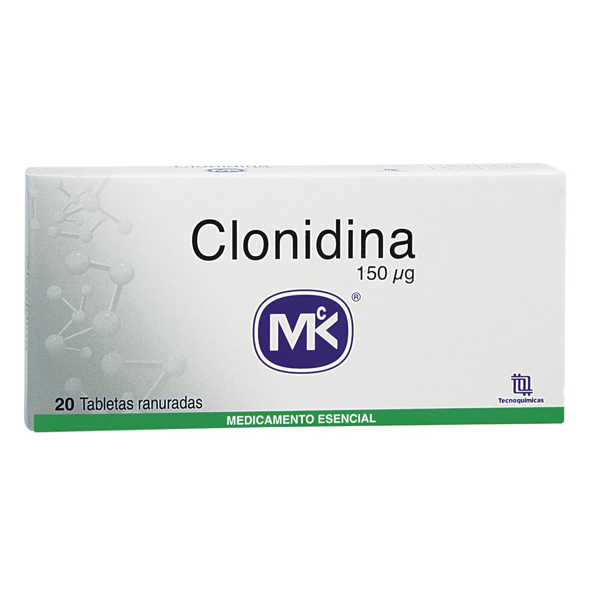 Clonidina 150 Mcg Tableta Tecnoquímicas