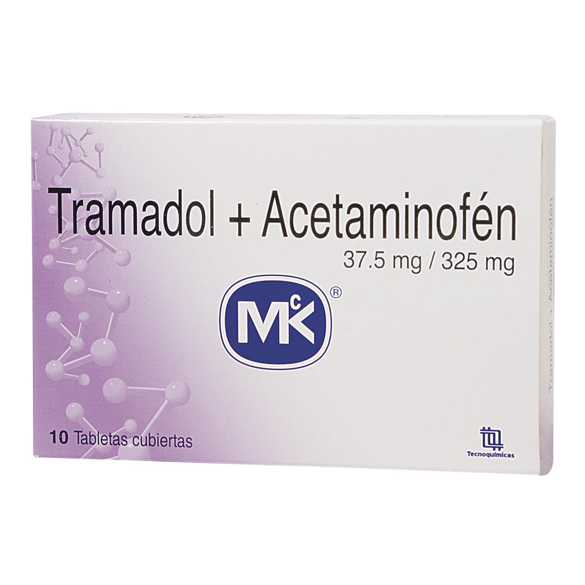 Tramadol 37.5 Mg + Acetaminofen 325 Mg Tableta Recubierta Tecnoquímicas