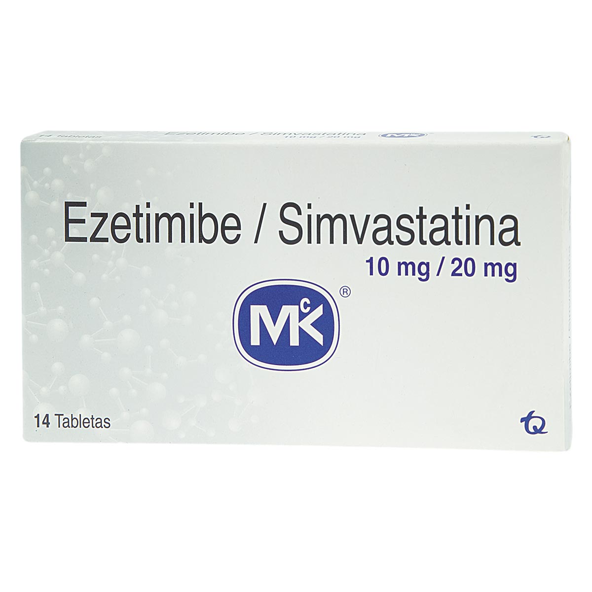 Ezetimibe 10 Mg + Simvastatina 20 Mg Tableta Cubierta Tecnoquímicas