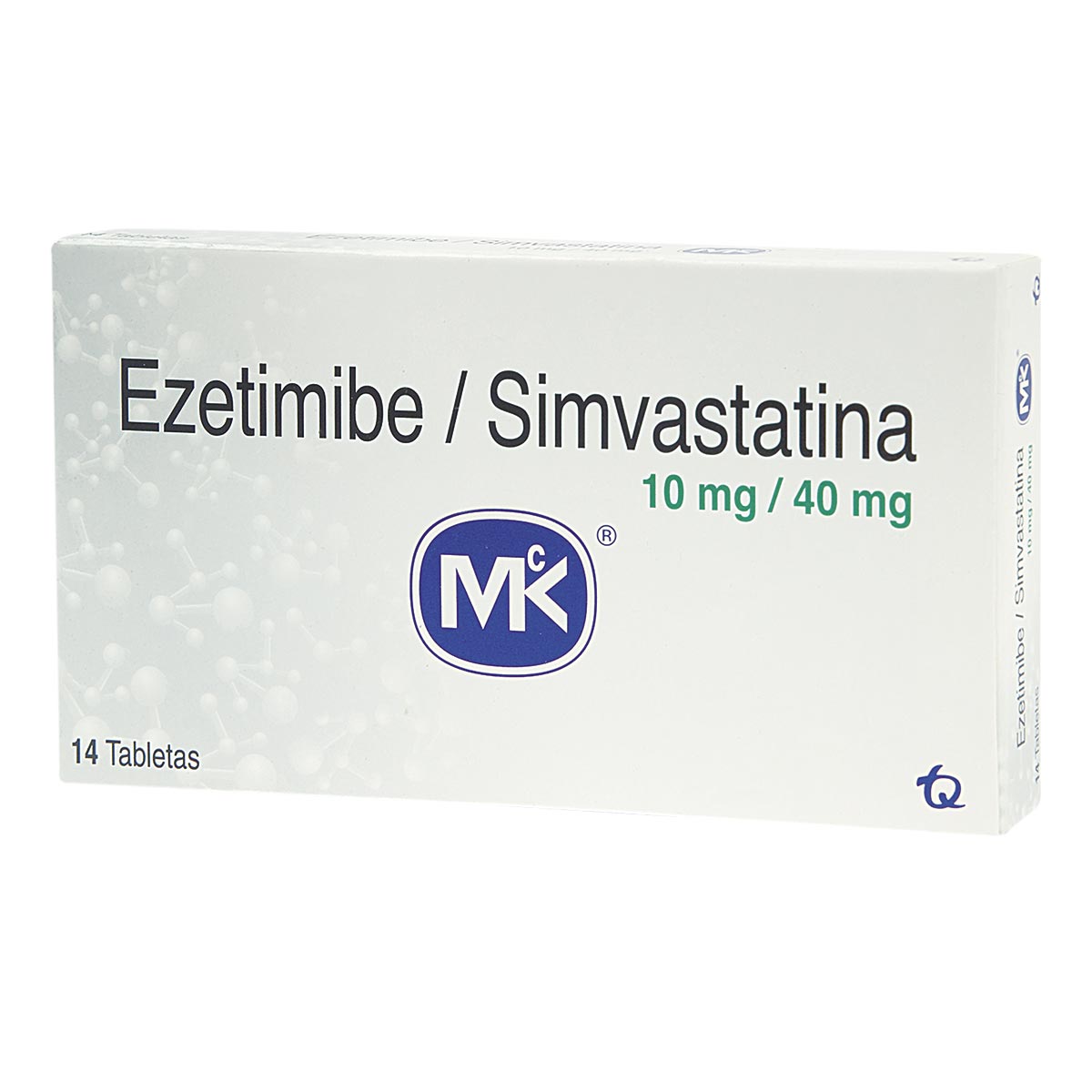 Ezetimibe 10 Mg + Simvastatina 40 Mg Tableta Cubierta Tecnoquímicas