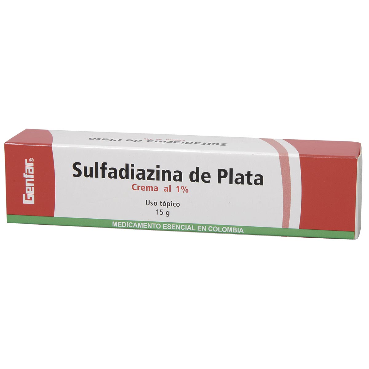 Sulfadiazina de Plata 1% Crema Genfar