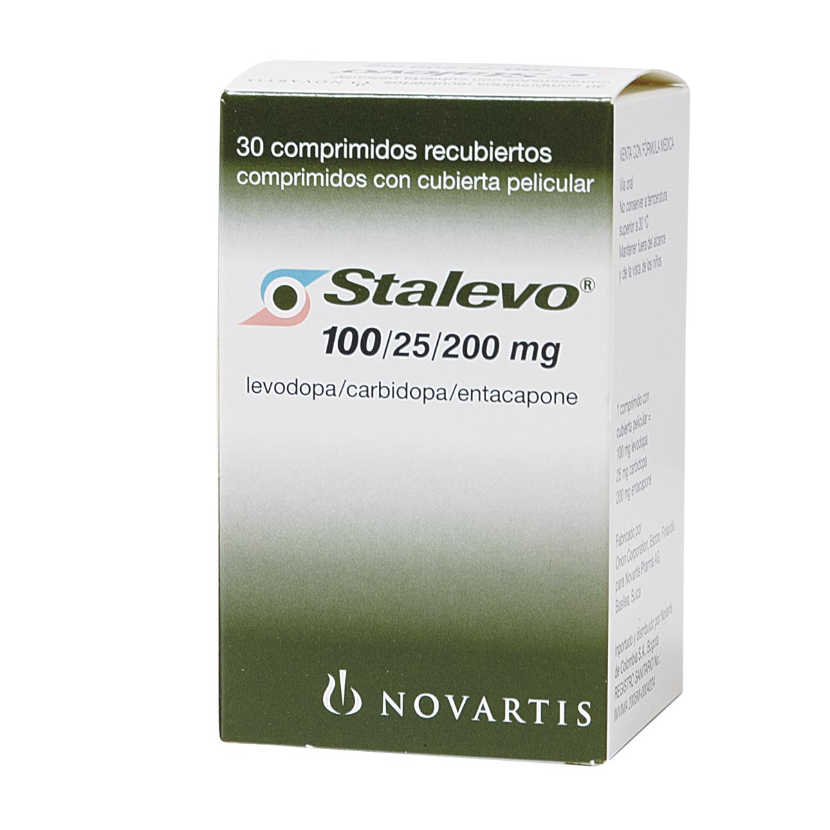 Stalevo 100mg / 25mg / 200mg Tableta Recubierta Con Pelicula