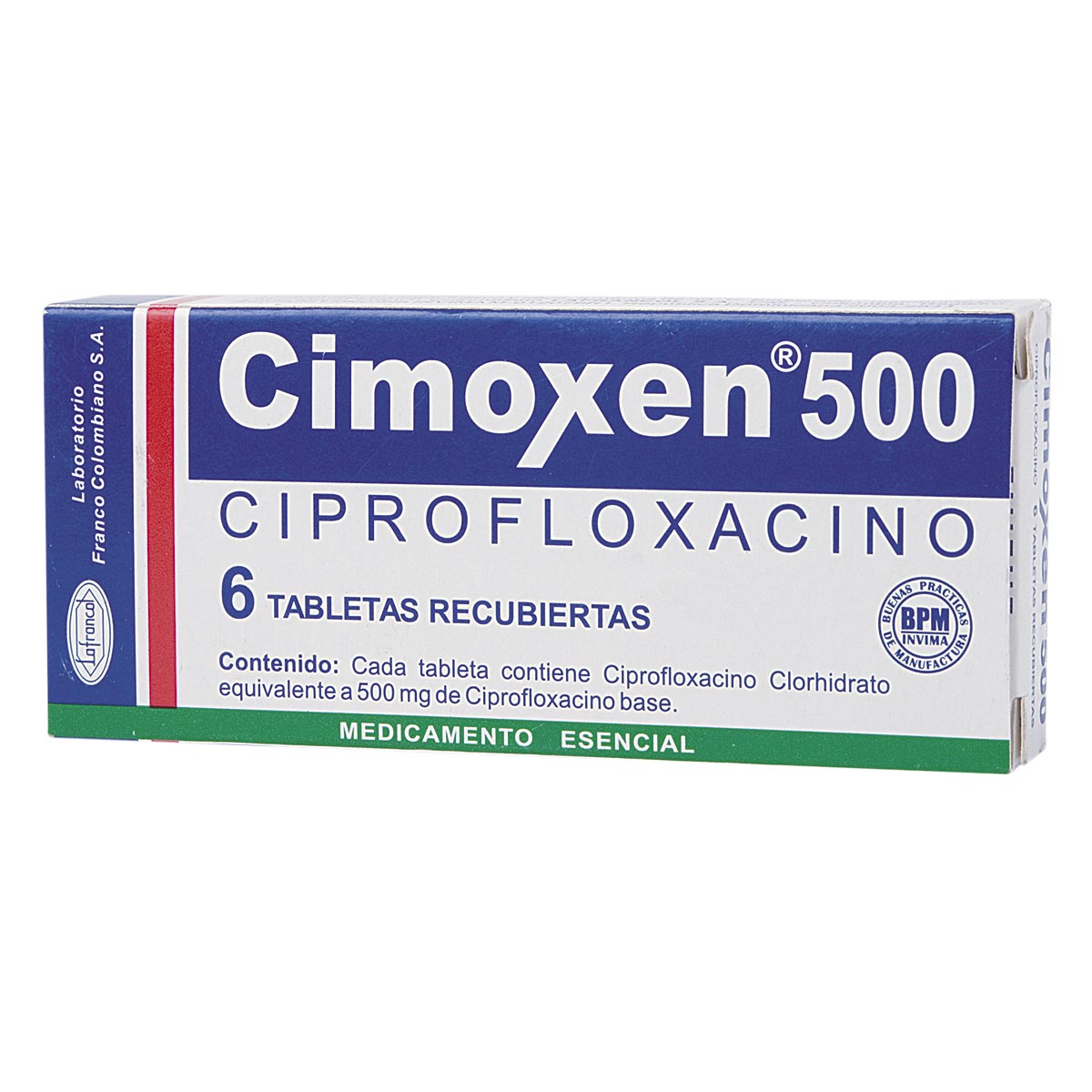 Cimoxen 500 mg Tableta Recubierta