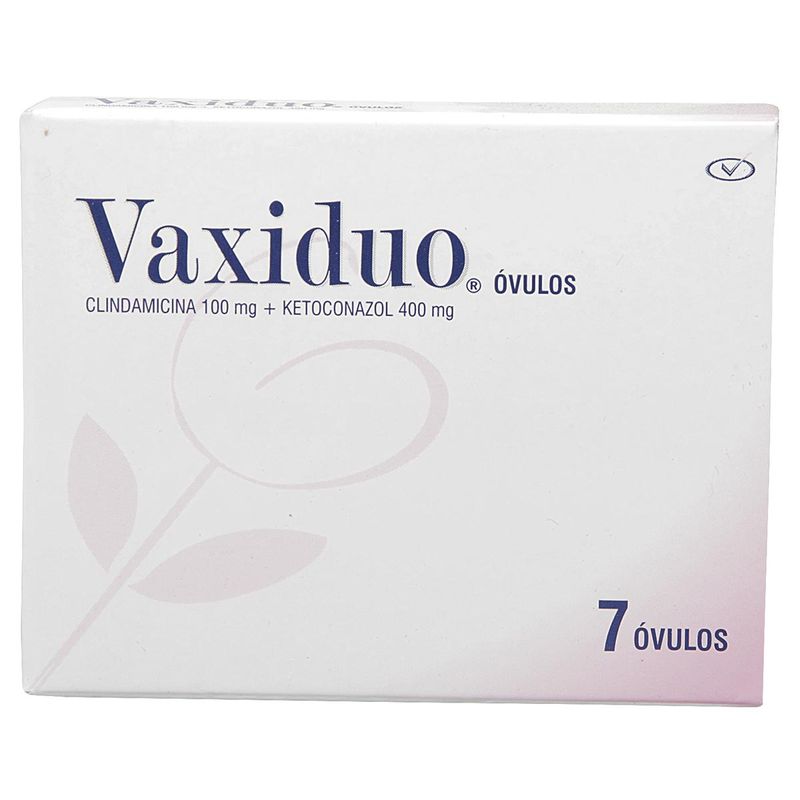 7703153024307 UPC Vaxiduo 100 / 400MG Caja x 7 Ovulos