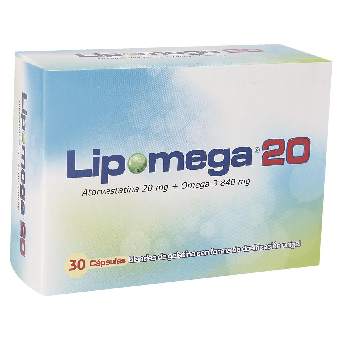 Lipomega 20 Mg Cápsula Blanda