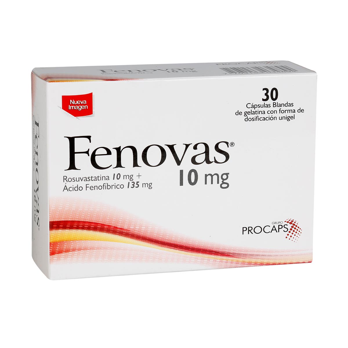 Fenovas 10/135Mg Cápsula Blanda