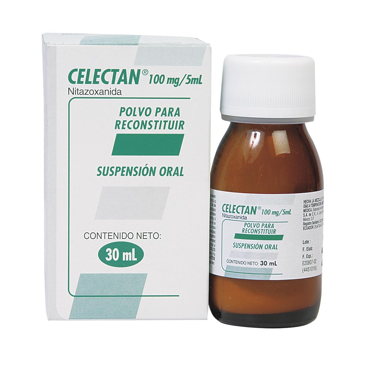 Celectan 100 Mg Polvo Para Suspensión Oral