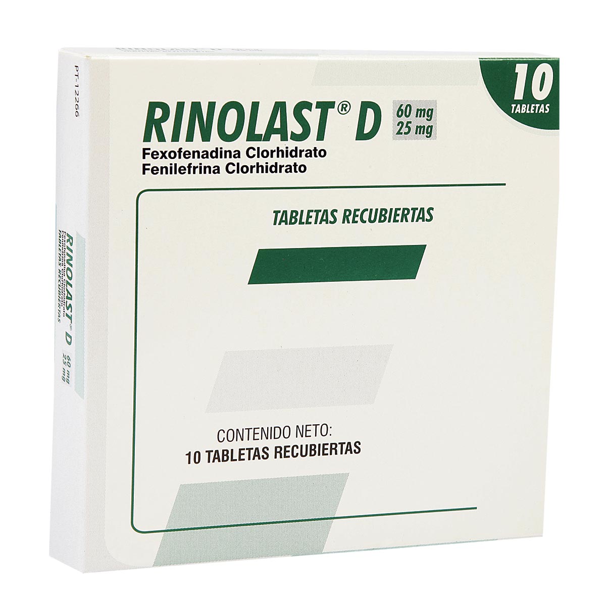 Rinolast D 60 Mg/25 Mg Tableta Recubierta