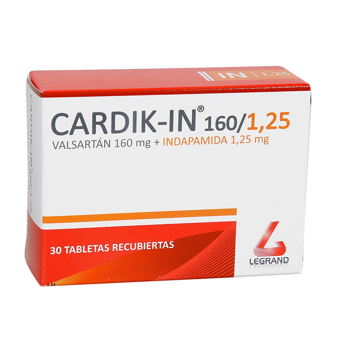 Cardik In 160 Mg/1.25 Mg Tableta Recubierta