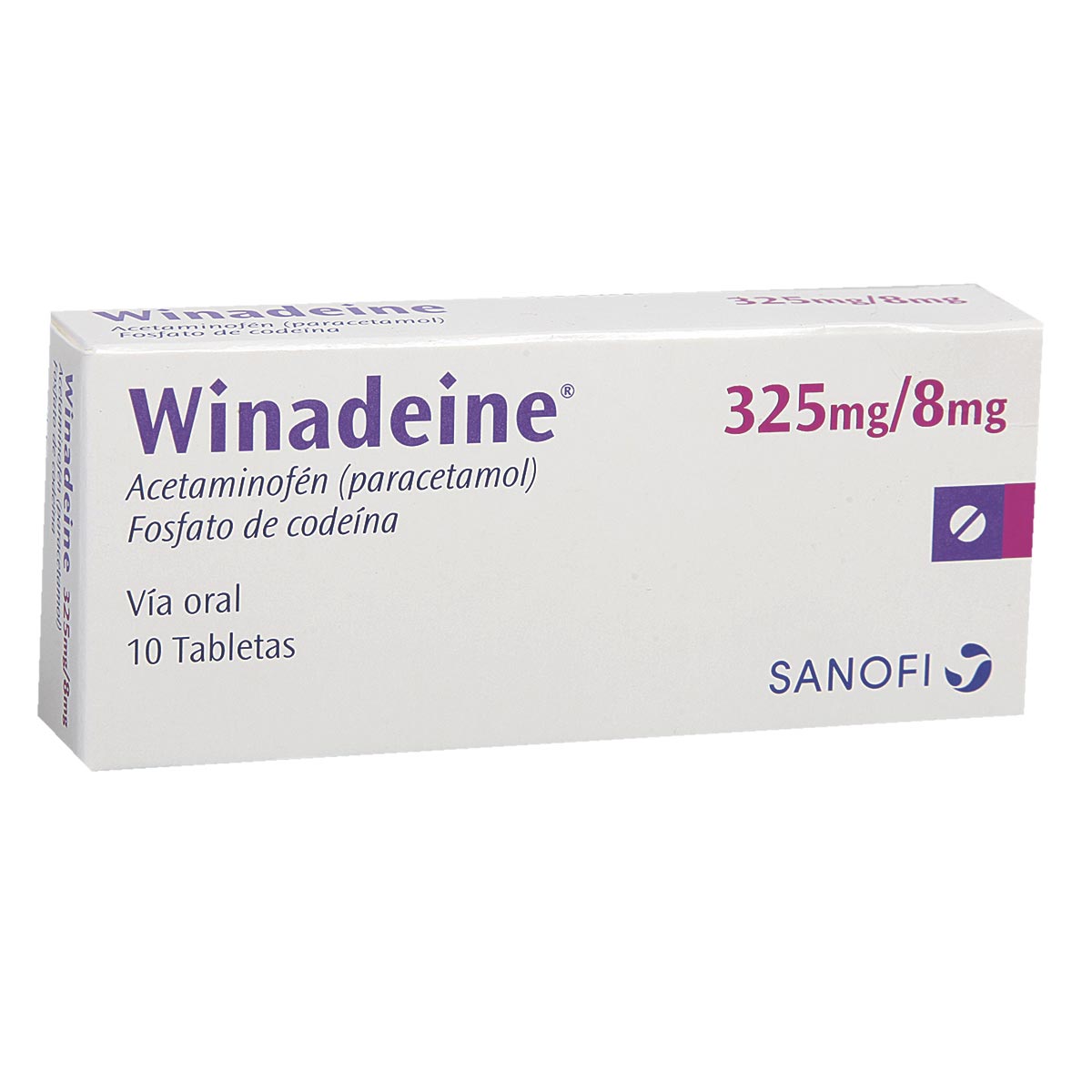 Winadeine 325 mg / 8 mg Tableta