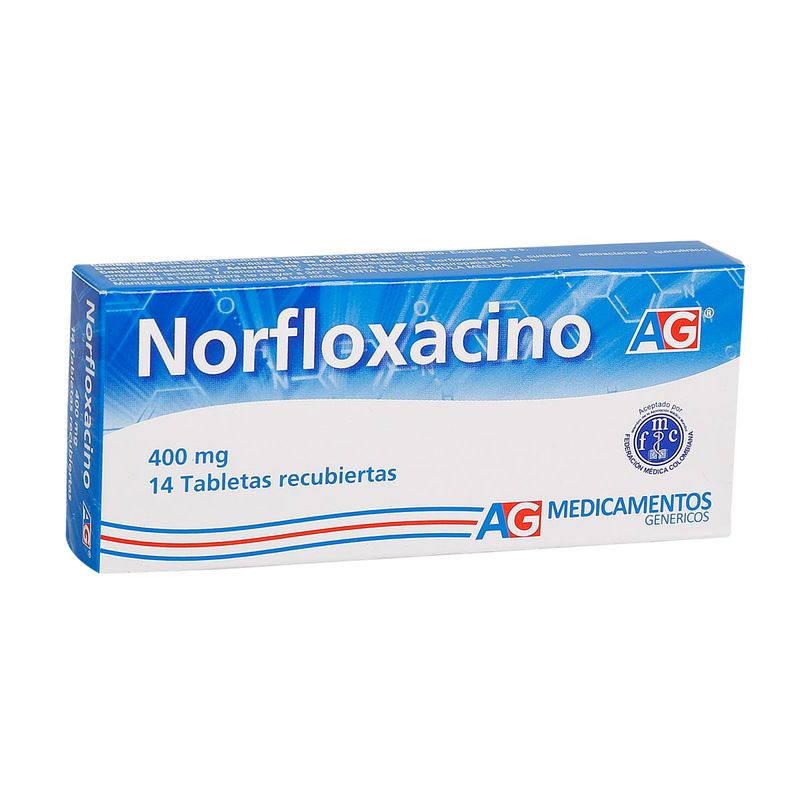 Norfloxacino 400 Mg Tableta Recubierta La Francol Colsubsidio