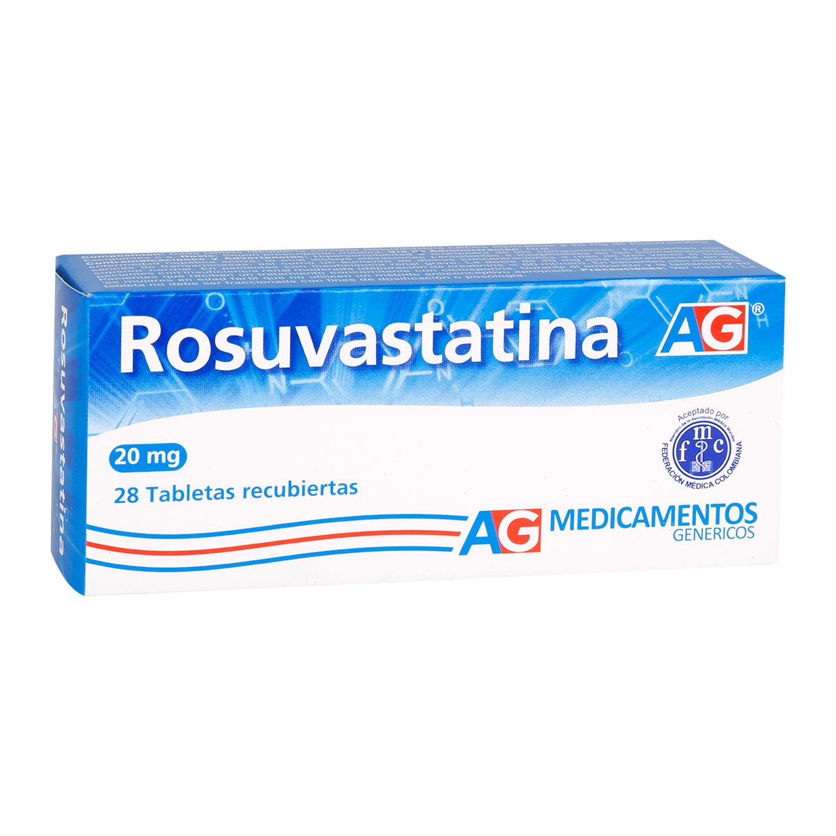 Rosuvastatina 20 Mg Tableta Recubierta La Francol