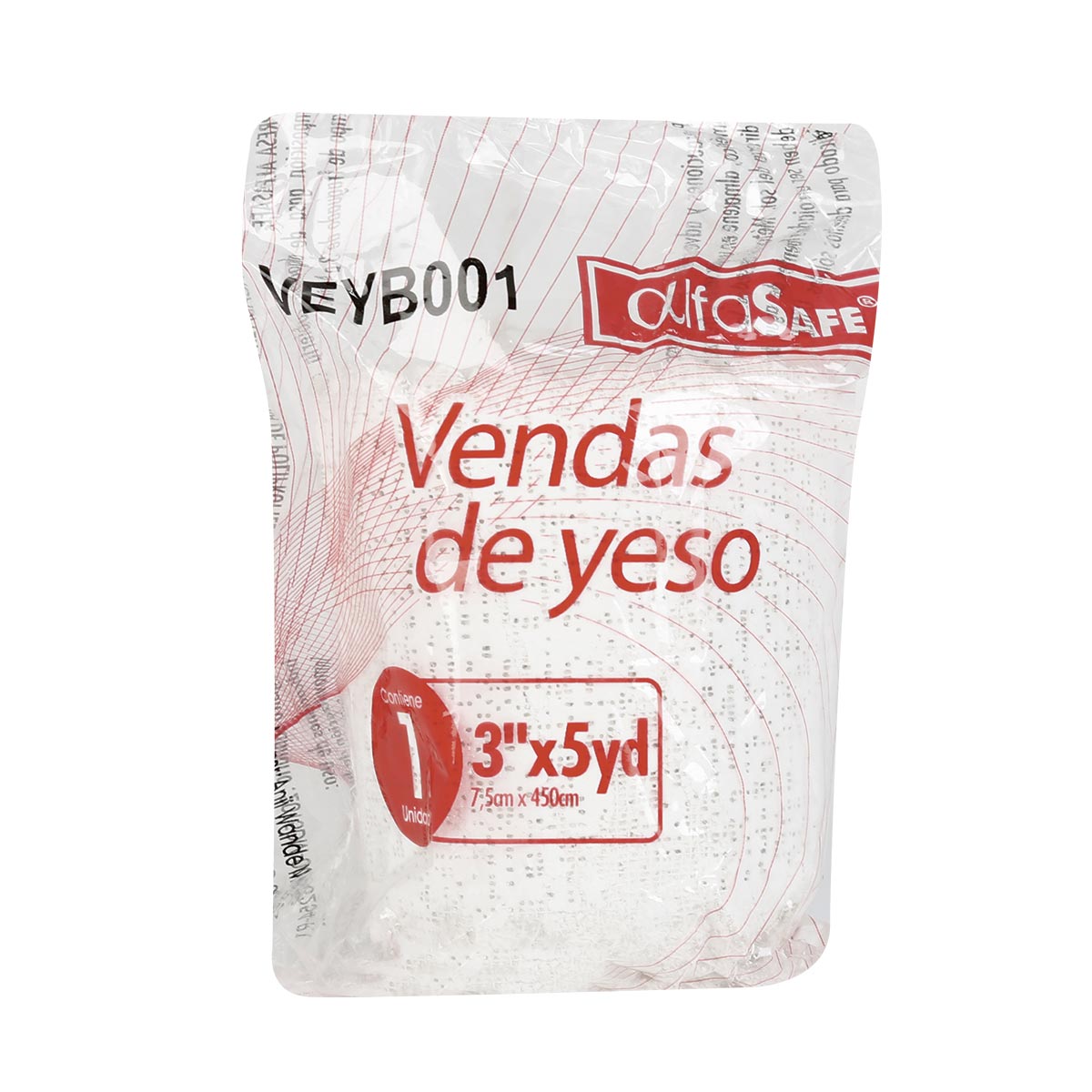 Venda De Yeso Alfasafe 3x5 Yardas