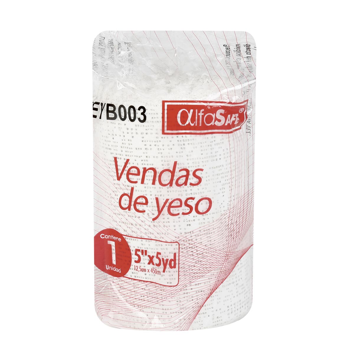 Venda De Yeso Alfasafe 5x5 Yardas