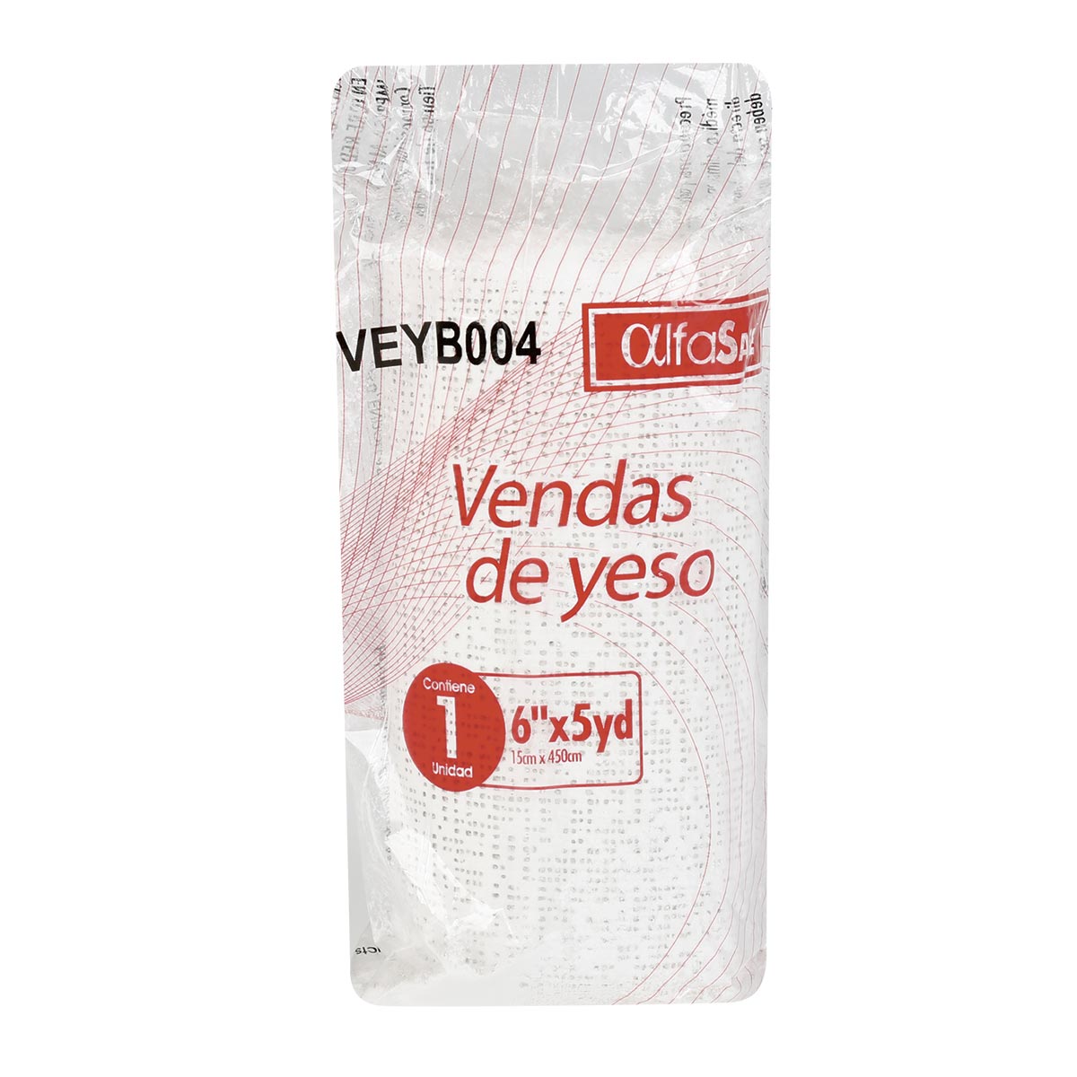Venda De Yeso Alfasafe 6x5 Yardas