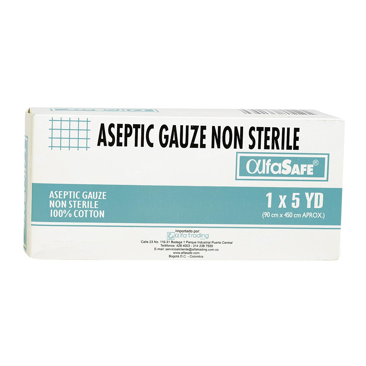 Gasa Aséptica 1x5 Yardas Alfasafe