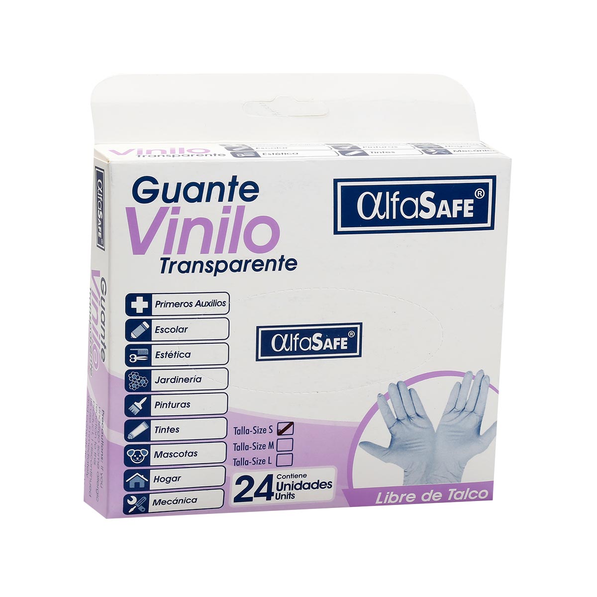 Guantes Vinilo Talla S