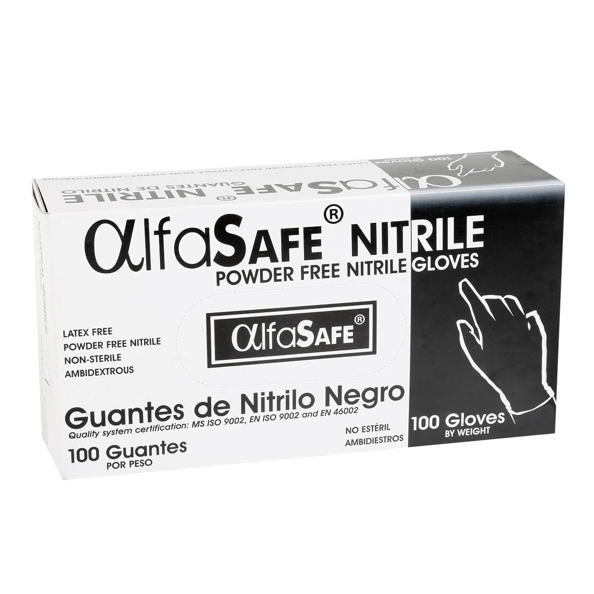 Guantes Nitrilo Negro Talla M