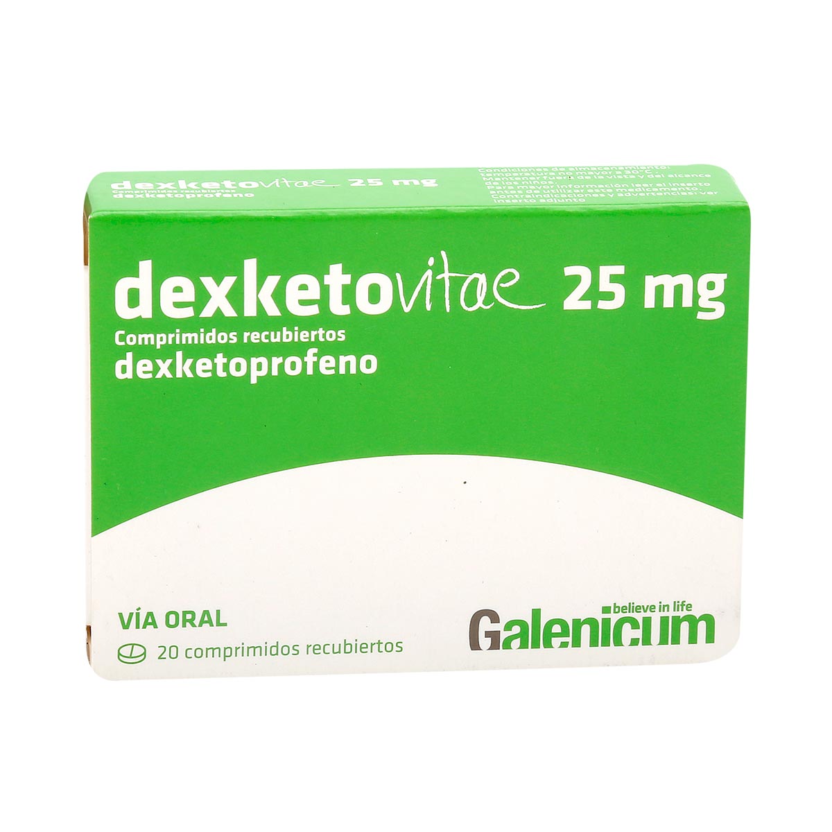 Dexketovitae 25 Mg Comprimido Recubierto