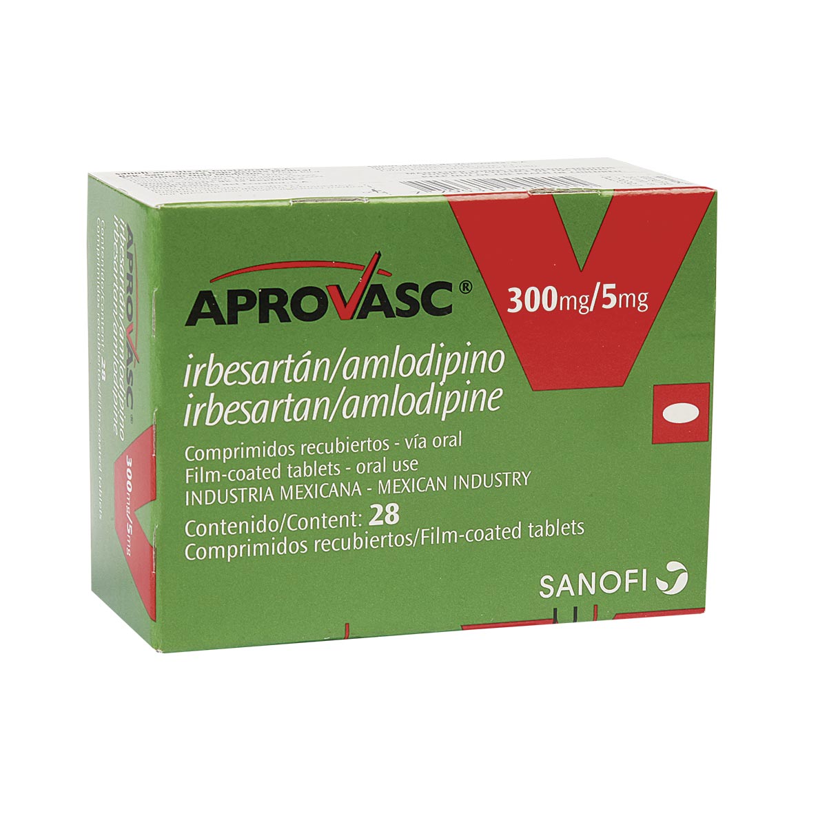 Aprovasc 300 Mg 5 Mg Tableta Recubierta Colsubsidio