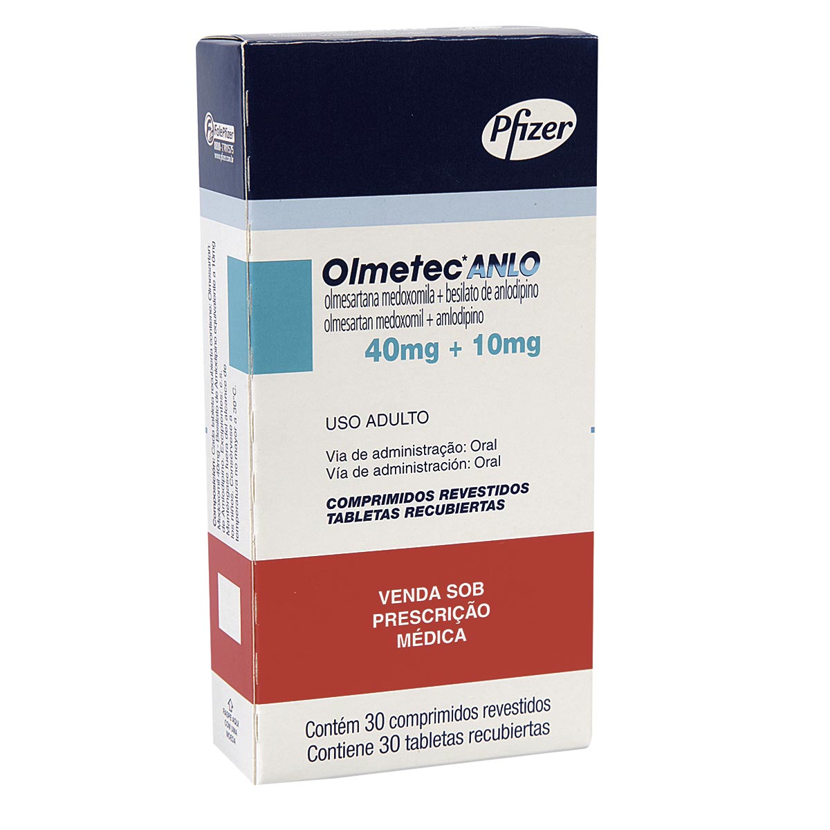 Olmetecanlo 40 Mg/10 Mg Tableta Recubierta