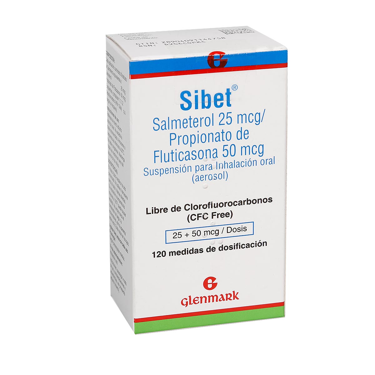 Sibet 25mcg/50mcg Inhalador Suspensión Para Inhalacion + Inhalocamara