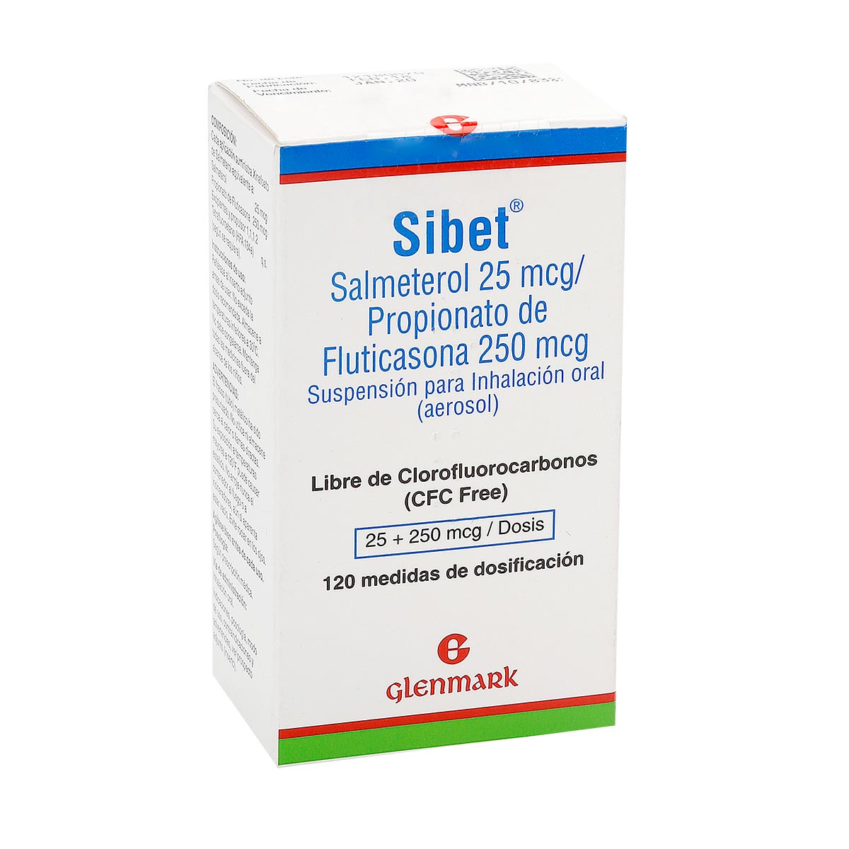 Sibet 25mcg/250mcg Inhalador Suspensión Para Inhalacion 120 Dosis +