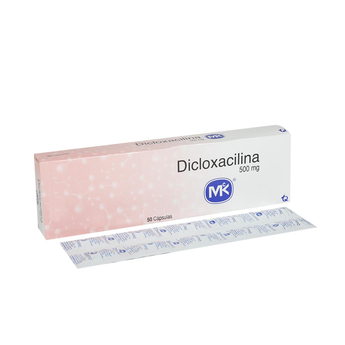 CAJA - Dicloxacilina 500 Mg Cápsula Dura Tecnoquímicas