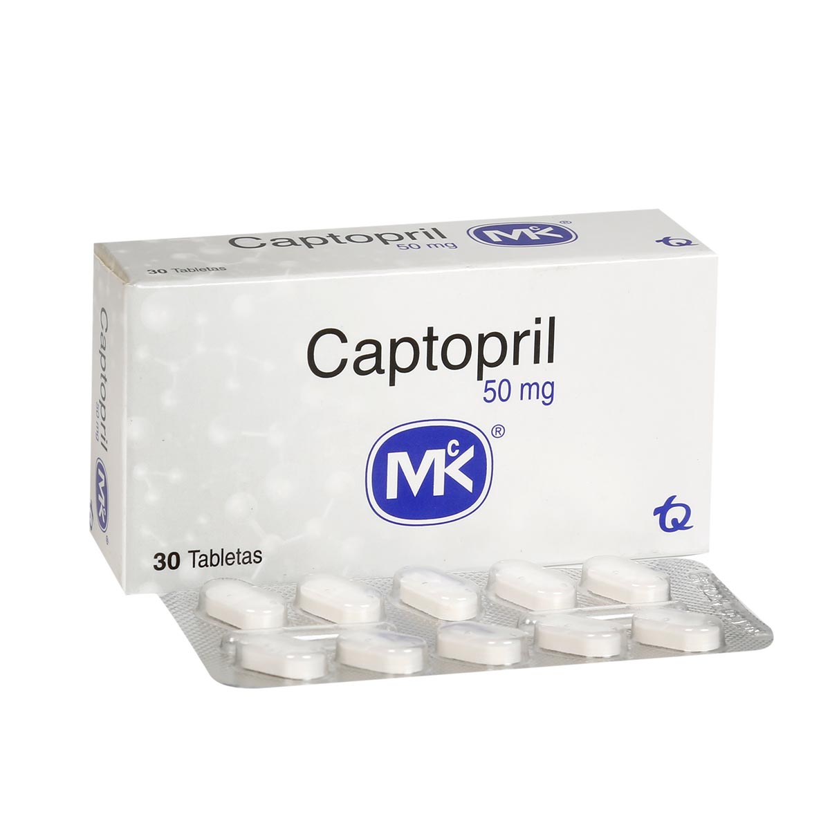 CAJA - Captopril 50 Mg Tableta Tecnoquímicas