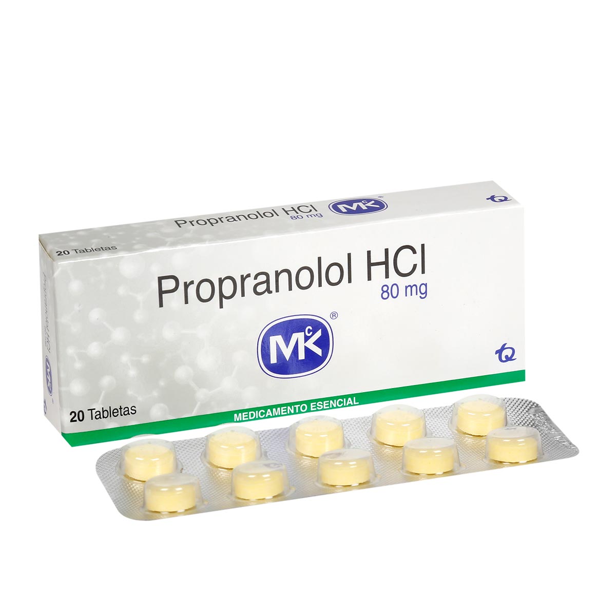 Propranolol clorhidrato 20 mg