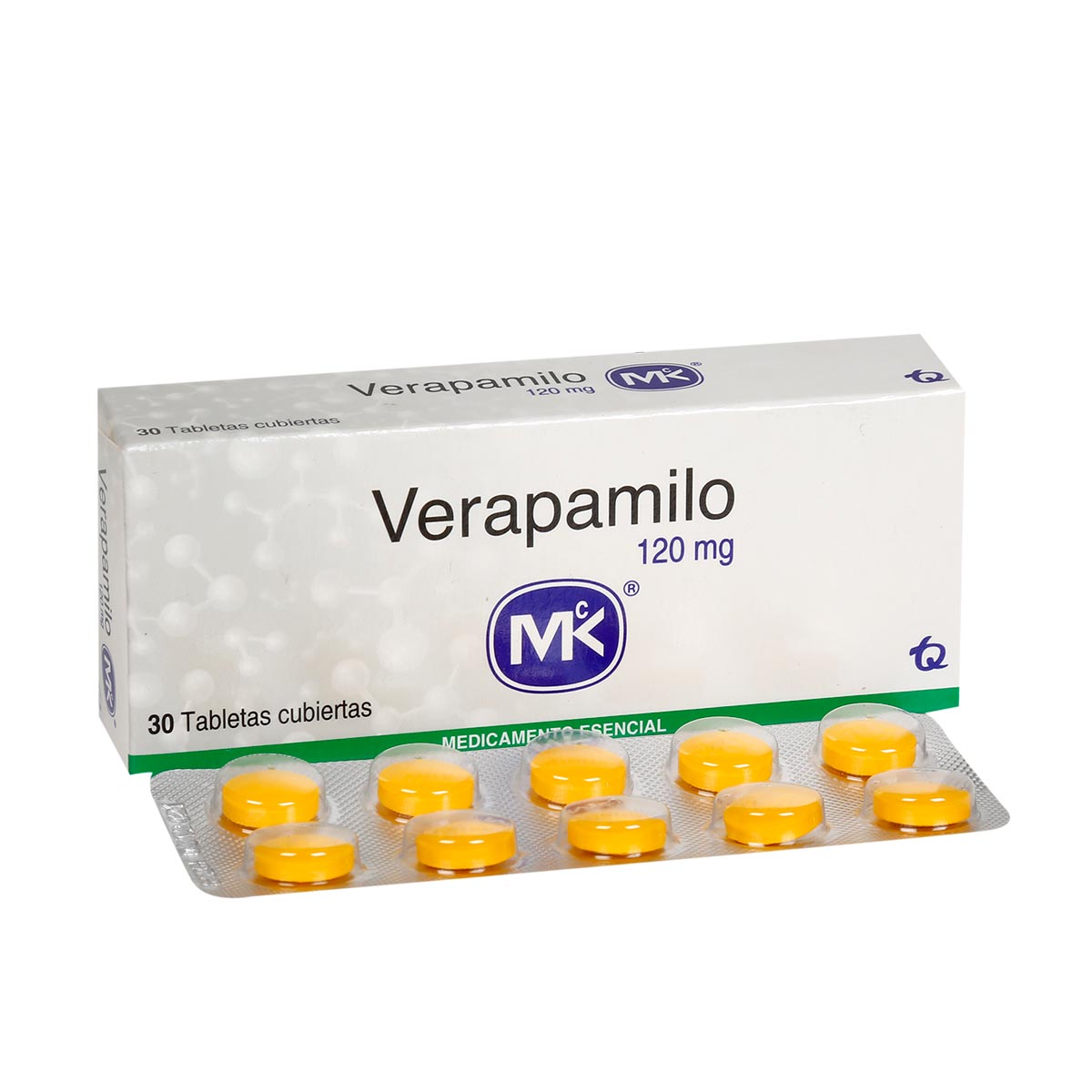 CAJA - Verapamilo 120 mg Tableta Recubierta Tecnoquímicas