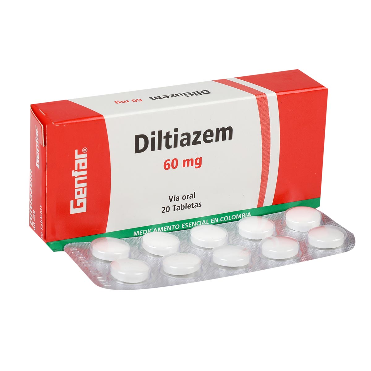 CAJA - Diltiazem 60 Mg Tableta Genfar