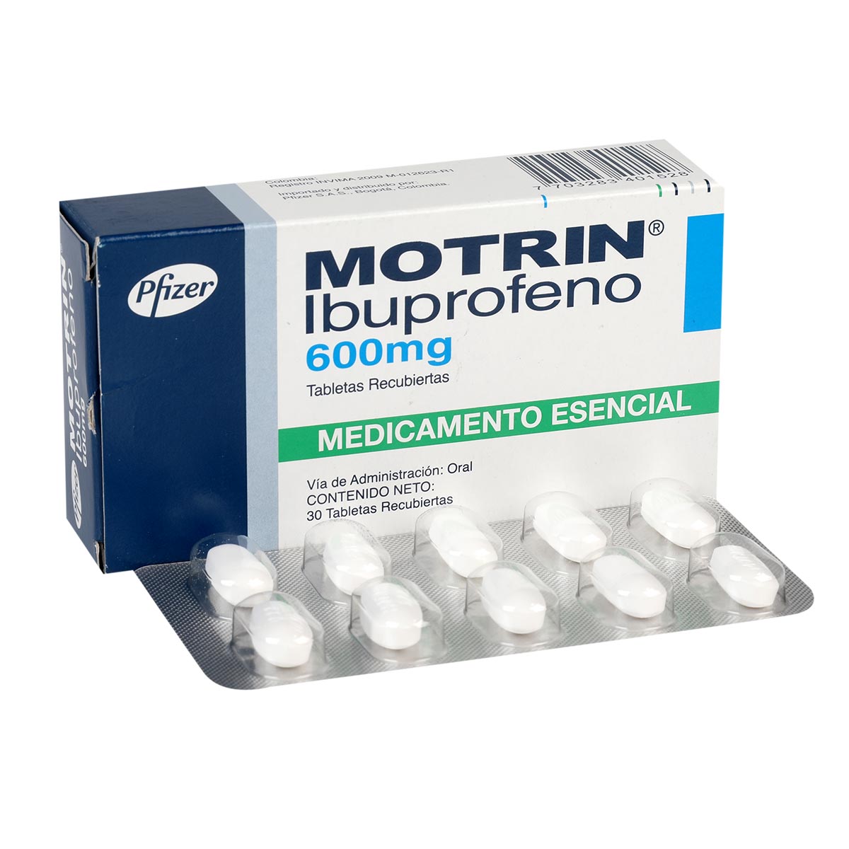 Motrin 600 Mg Tableta Recubierta