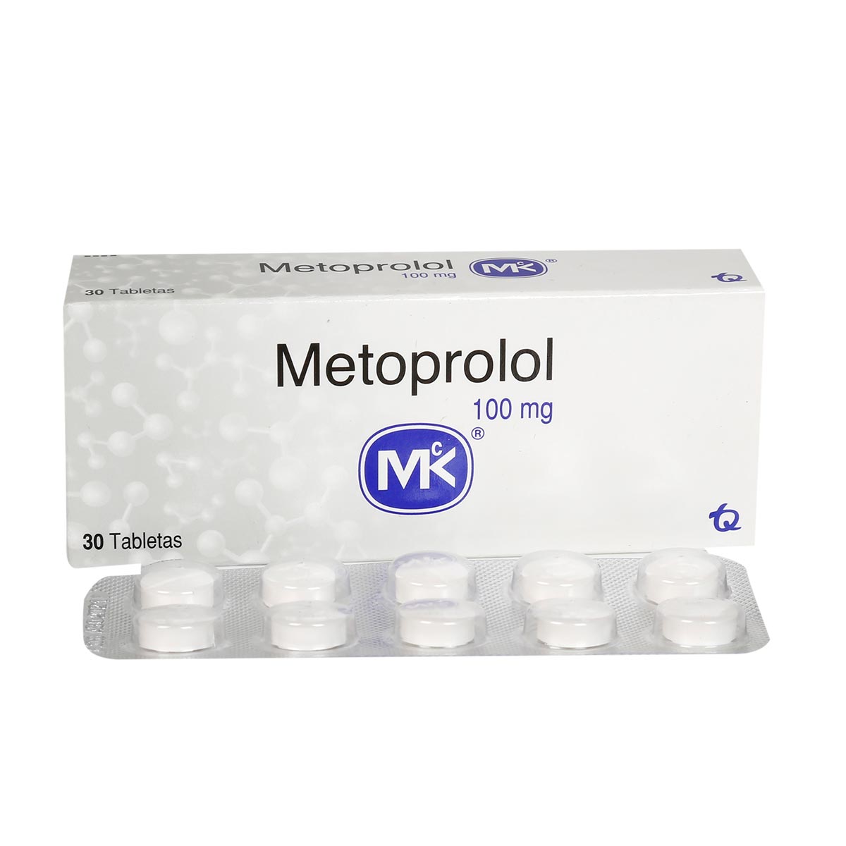 CAJA - Metoprolol 100 Mg Tableta Tecnoquímicas