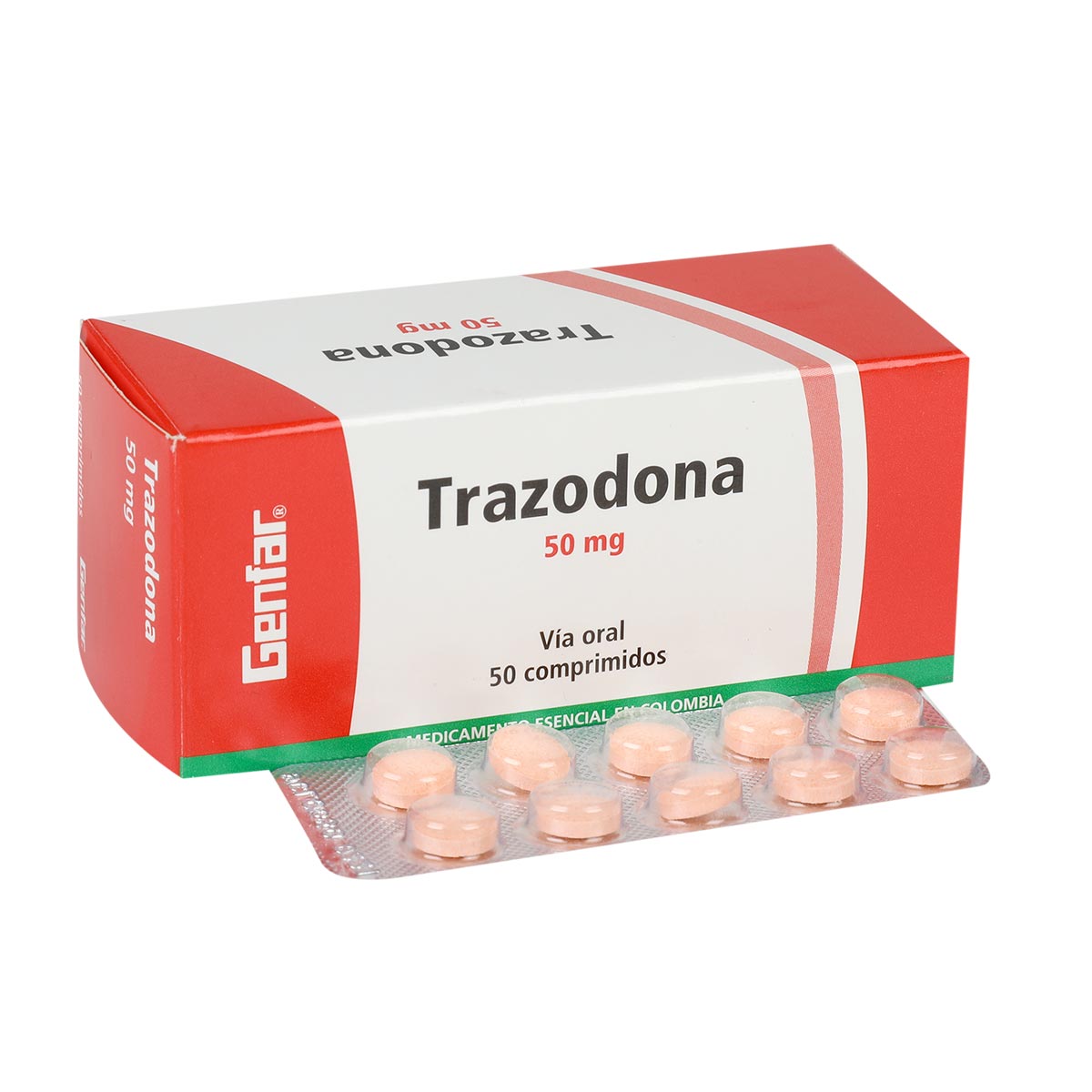 Trazodona 50 Mg Tableta Genfar - Colsubsidio
