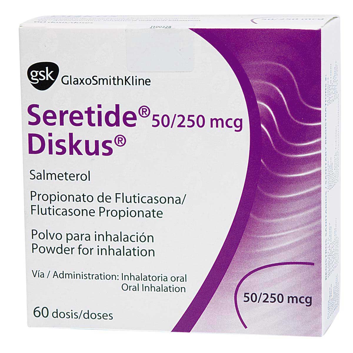 Seretide Diskus 50 Mcg/250 Mcg Polvo Para Inhalacion