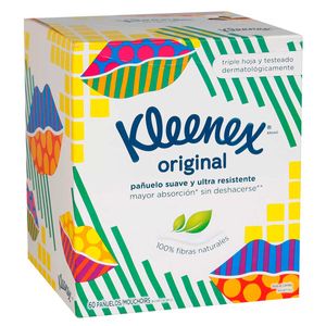 Pañuelos Faciales Kleenex Cubo x 60 und