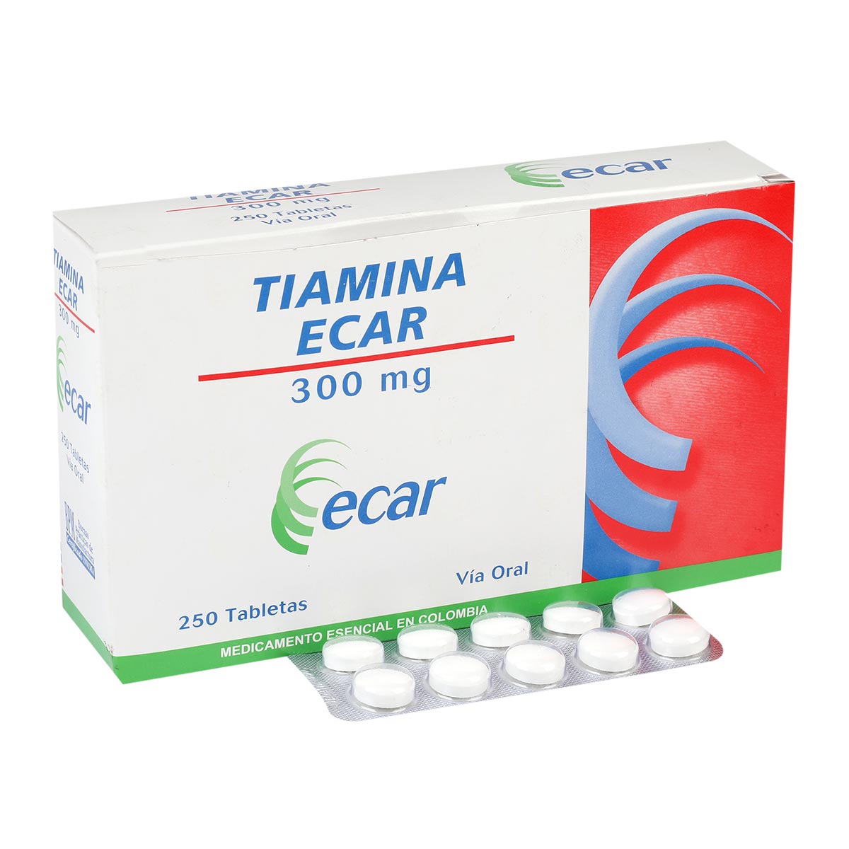 CAJA - Tiamina 300mg Tableta Ecar