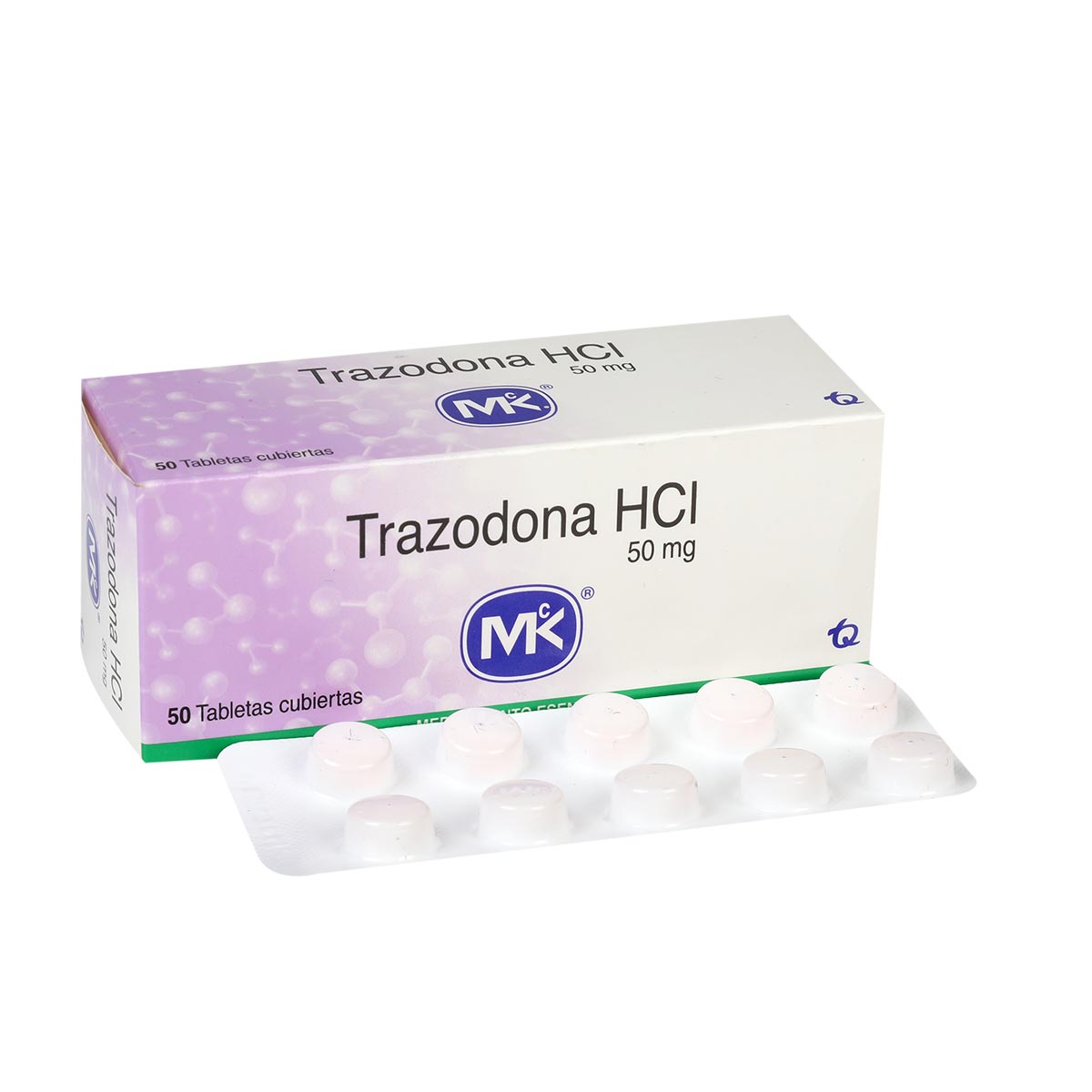 CAJA - Trazodona Clorhidrato 50mg Tableta Recubierta Tecnoquímicas