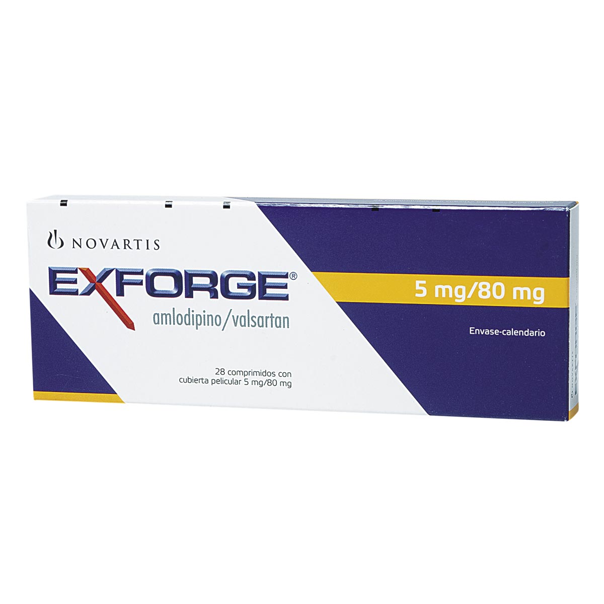 Exforge 5mg/80mg Comprimido Recubierto