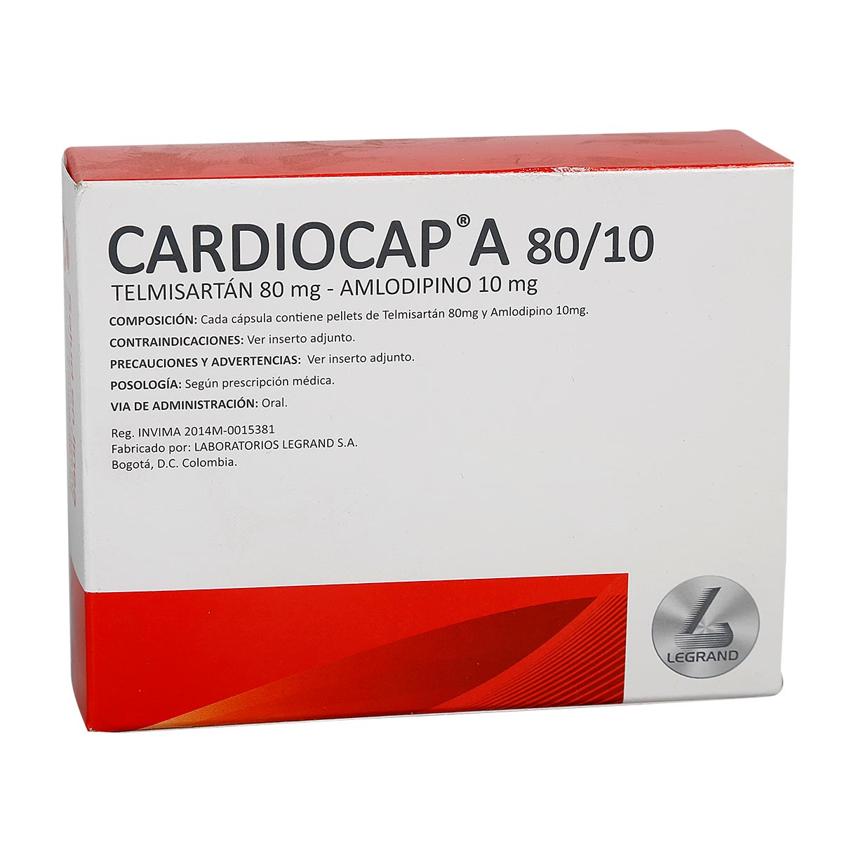 Cardiocap A 80mg/10mg Cápsula Dura