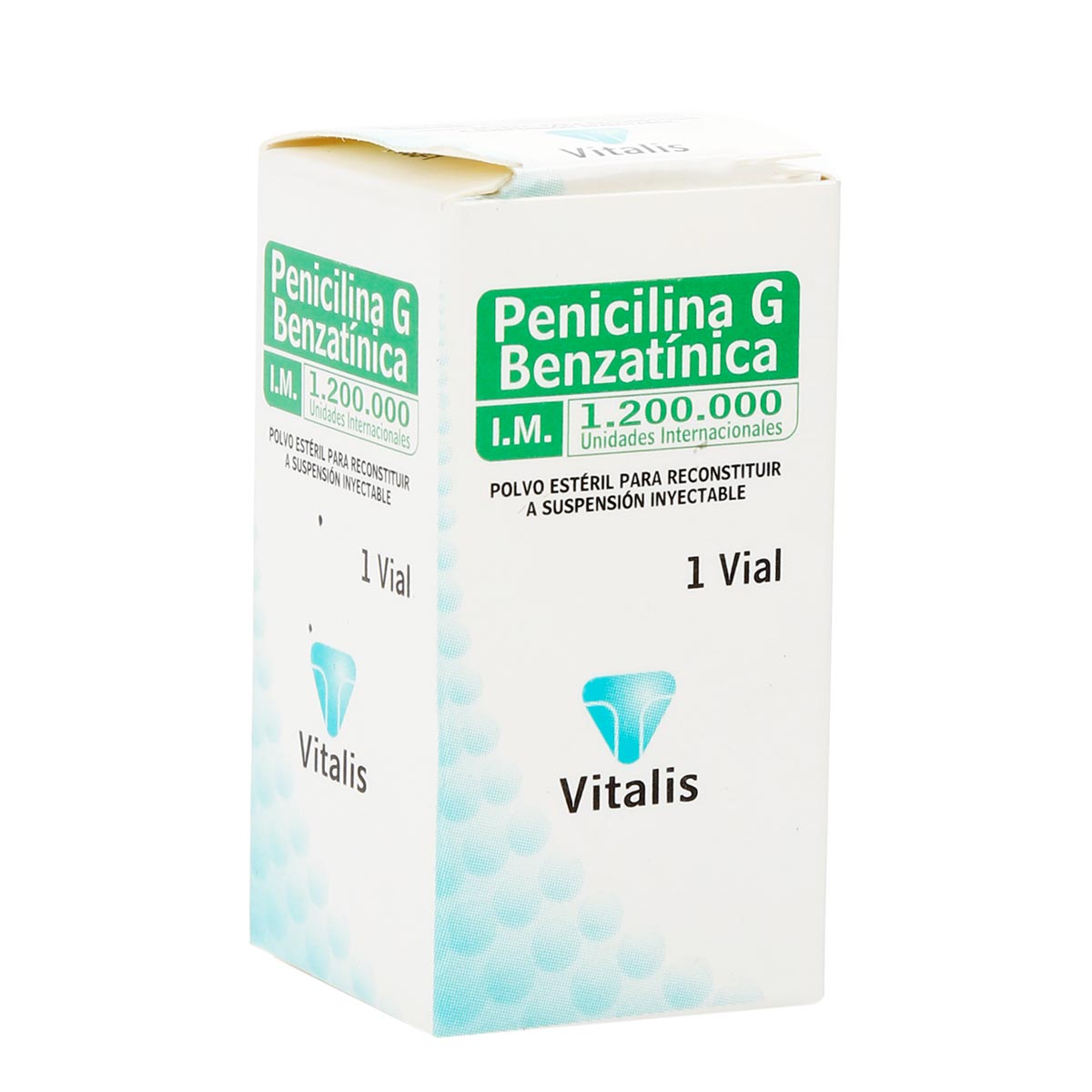 Penicilina G Benzatinica 1.2ui Polvo Para Solución Inyectable Vitalis
