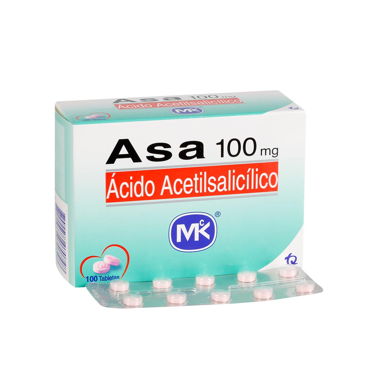 CAJA - Asa 100 Mg Tableta Tecnoquímicas
