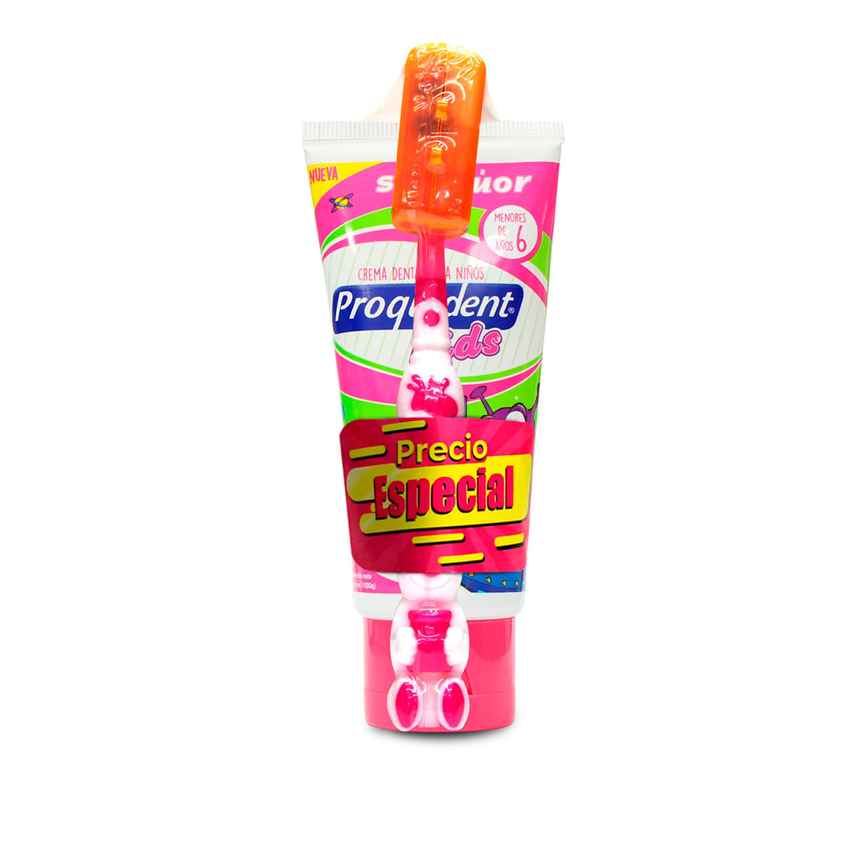 Oferta Crema Dental Kids Niñas Gratis Cepillo Dental Fucsia - Colsubsidio