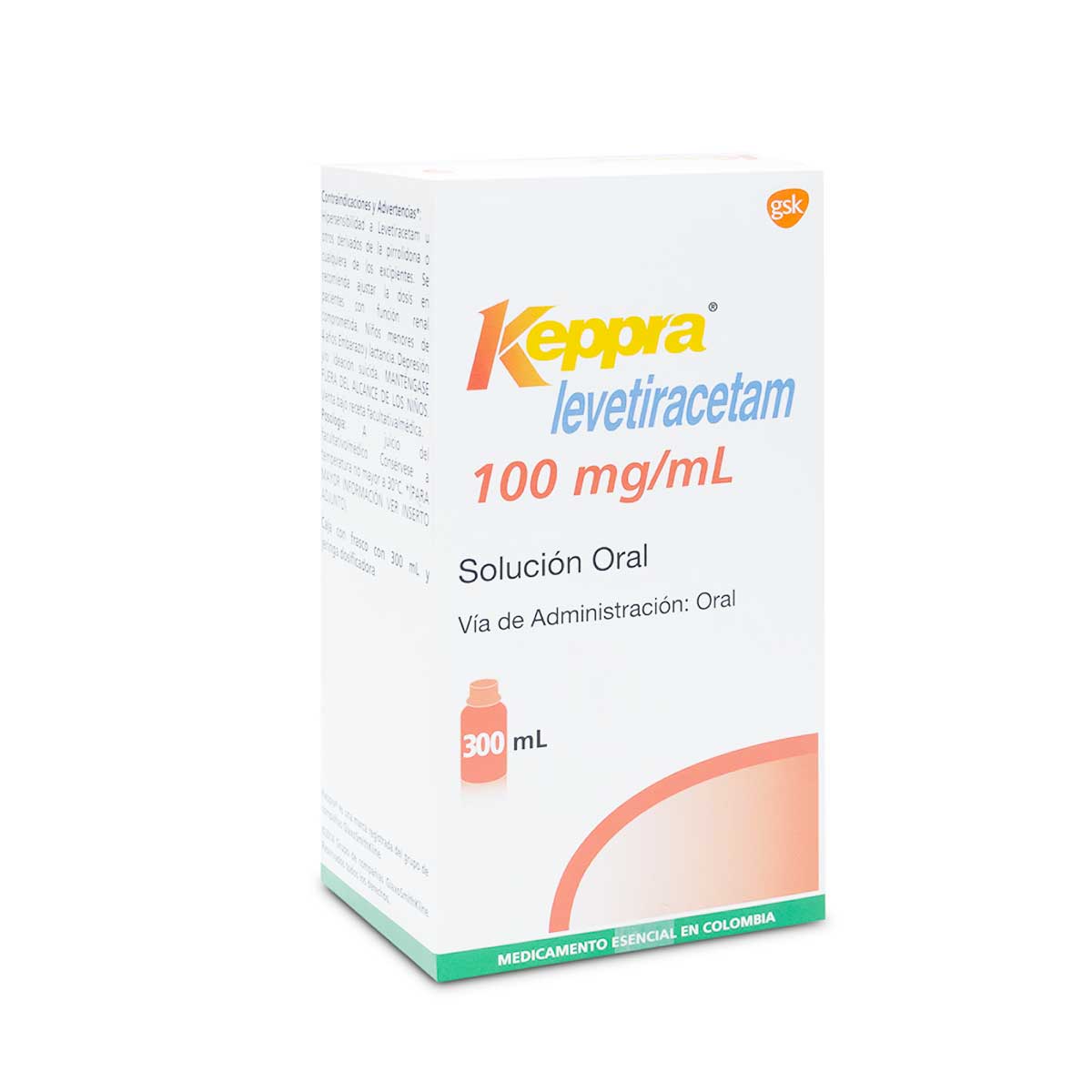 Keppra 100mg Solución Oral