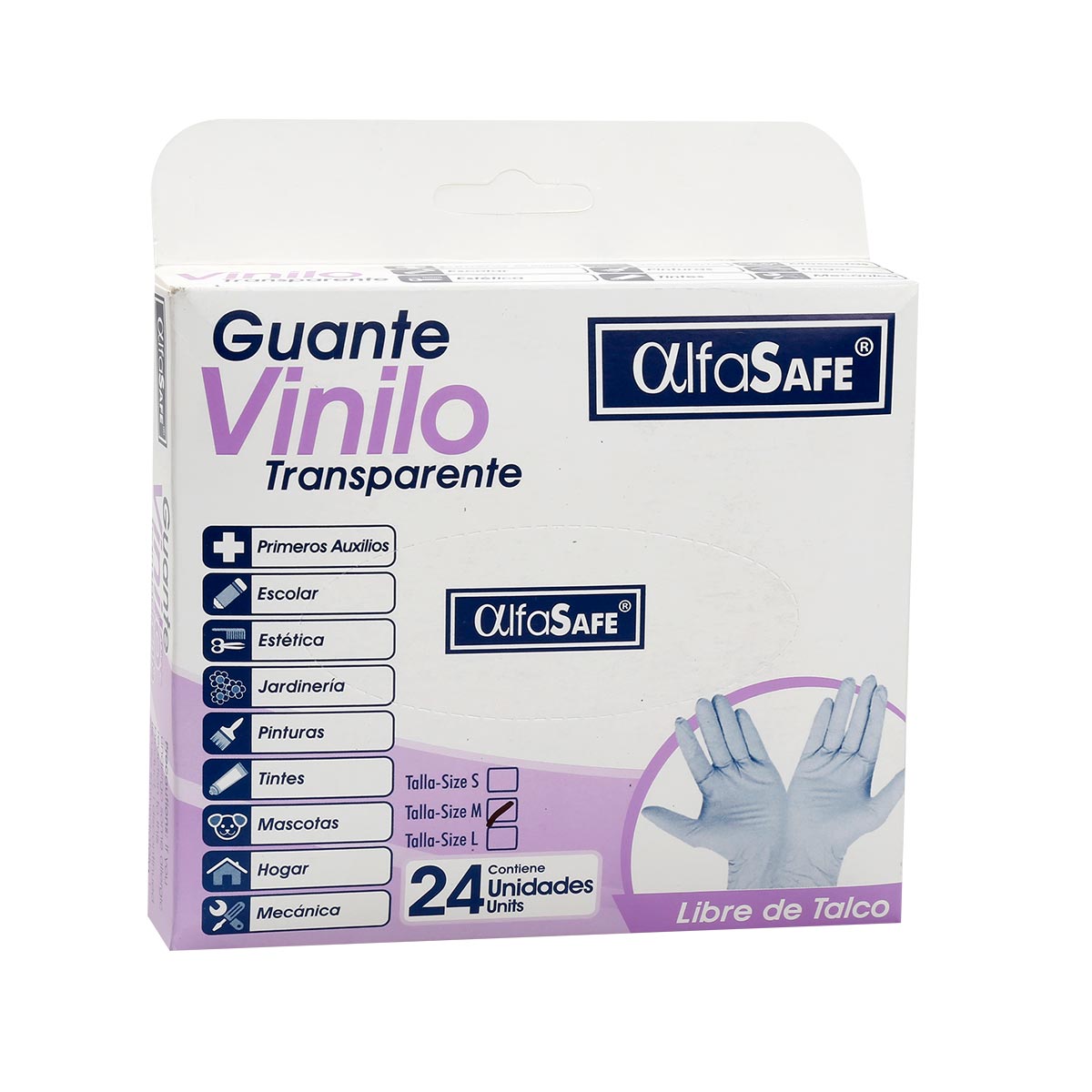 Guantes Vinilo Talla M
