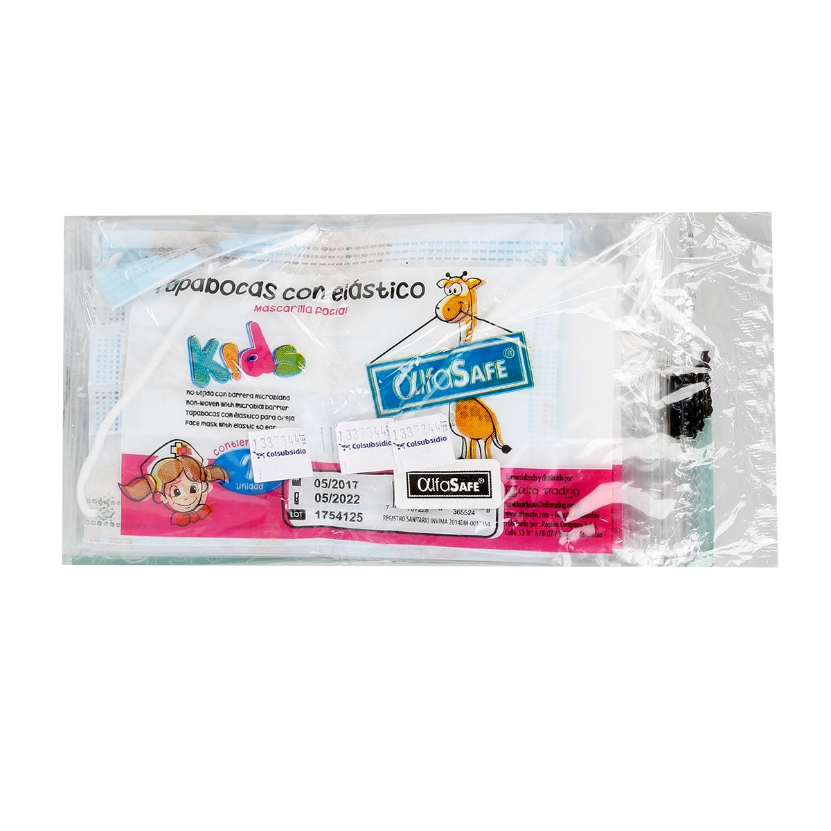 Tapabocas Pediatrico